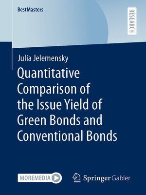 cover image of Quantitative Comparison of the Issue Yield of Green Bonds and Conventional Bonds